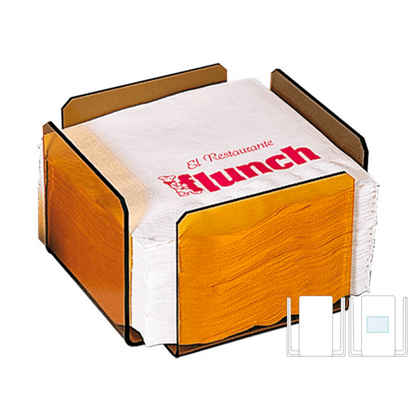 Napkin Dispenser Pink Clear Methacrylate Napkin Dispenser Pink Clear Methacrylate